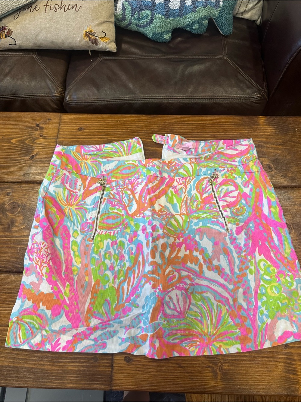 Lilly Pulitzer skort. 10. Great condition. Colorful Printed Skort.